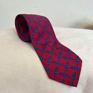 HERMES Tie "Indian Summer" Vintage Collectible . 80s